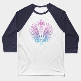 Angel Number 888 Sacred Geometry Baseball T-Shirt